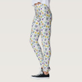 Farbenfrohes Retro-Disco-Muster Leggings (Links)