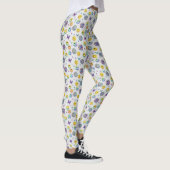 Farbenfrohes Retro-Disco-Muster Leggings (Rechts)