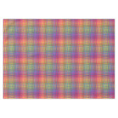 Farbenfrohes Schachbrett-Abstraktmuster Tischdecke (Vorderseite (Horizontal))