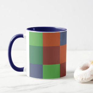 Farbenfrohes Schachbrett Tasse