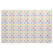 Farbenfrohes Schiff-Anker-Design Weiß Stoff (Fat Quarter (45,7 x 55,9 cm))
