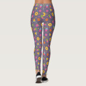farbenfrohes Sommer-Eiscreme-Muster Leggings (Rückseite)
