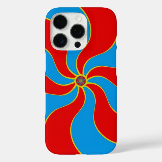 Farbenfrohes Spiralmuster Case-Mate iPhone Hülle (Rückseite)