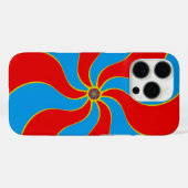 Farbenfrohes Spiralmuster Case-Mate iPhone Hülle (Rückseite (Horizontal))
