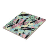 Farbenfrohes städtisches Graffiti-Muster (12) Fliese (Seite)