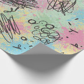 Farbenfrohes städtisches Graffiti-Muster (4) Geschenkpapier (Ecke)