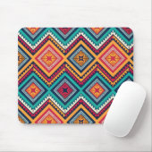 Farbenfrohes Stammesmuster Mousepad (Mit Mouse)
