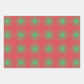 Farbenfrohes Sternenmuster Geschenkpapier Set (Vorderseite 3)