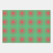 Farbenfrohes Sternenmuster Geschenkpapier Set (Vorderseite 2)
