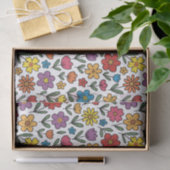 Farbenfrohes süßes Frühlingsblumen-Tissue-Papier Seidenpapier (Geschenk)