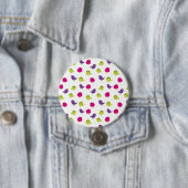 Farbenfrohes Süßes Vögel Muster Button (Beispiel)