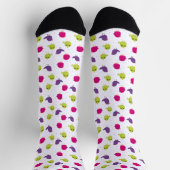 Farbenfrohes Süßes Vögel Muster Socken (Oben)