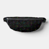 Farbenfrohes Tech-Coding-Elektronik-Muster  Bauchtasche (Ablage )