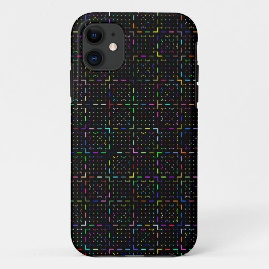Farbenfrohes Tech-Coding-Elektronik-Muster  Case-Mate iPhone Hülle (Rückseite)