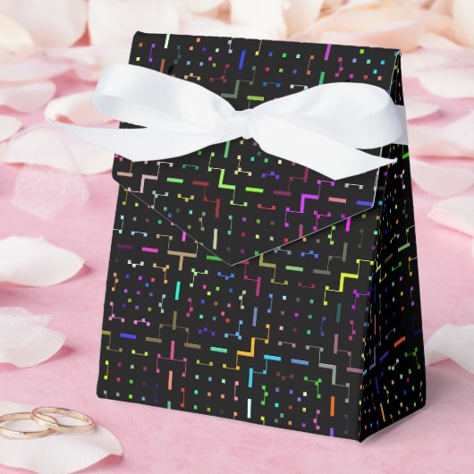 Farbenfrohes Tech-Coding-Elektronik-Muster Geschenkschachtel (Hochzeit)