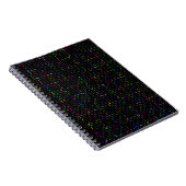 Farbenfrohes Tech-Coding-Elektronik-Muster Notizblock (Rechte Seite)