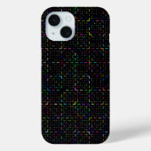 Farbenfrohes Tech-Coding-Elektronikmuster Case-Mate iPhone Hülle (Rückseite)