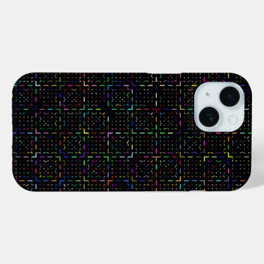 Farbenfrohes Tech-Coding-Elektronikmuster Case-Mate iPhone Hülle (Rückseite (Horizontal))