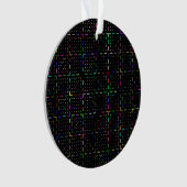 Farbenfrohes Tech-Coding-Elektronikmuster  Ornament (Vorderseite)