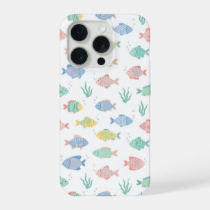 Farbenfrohes Tulimet Tropisches Fischmuster iPhone 15 Pro Hülle