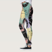 Farbenfrohes urbanes Graffiti-Muster (10) Leggings (Links)