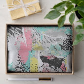 Farbenfrohes urbanes Graffiti-Muster (3) Seidenpapier (Geschenk)