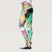Farbenfrohes urbanes Graffiti-Muster (7) Leggings (Links)