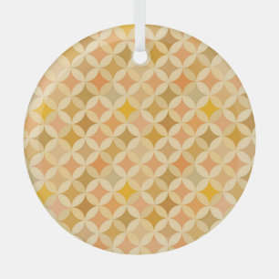 Farbenfrohes Vintage: abstraktes Muster. Ornament Aus Glas
