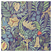 Farbenfrohes Vintage-Blumenmuster Stoff (Muster)
