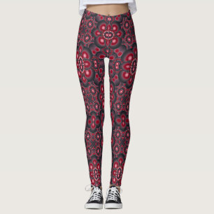 Farbenfrohes Vintage-Kunstdesign Leggings