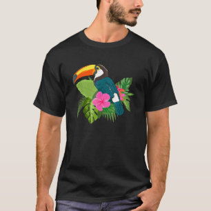 Farbenfrohes Vintage-Tukan-Shirt Costa Rica-Shirt T-Shirt