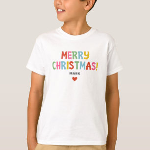 Farbenfrohes Weihnachten passend für die Familie J T-Shirt