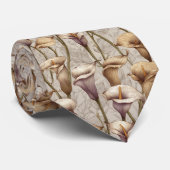 Farbenfrohes Weihnachtsgeschenk für Männer Calla-L Krawatte (Gerollt)