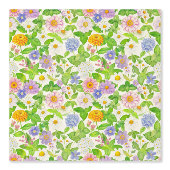 Farbenfrohes Wildblumen-Blumenmuster Tapete (Vorderseite)