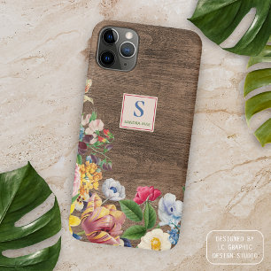 Farbenfrohes Wildblumen-Blumenstrauß-Kunstmuster iPhone 16 Pro Max Hülle