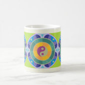 Farbenfrohes Yin-Yang-Muster Kaffeetasse (Mittel)