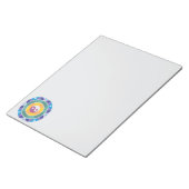 Farbenfrohes Yin-Yang-Muster Notizblock (angewinkelt)