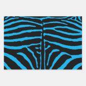 Farbenfrohes Zebramuster Geschenkpapier Set (Vorderseite 2)
