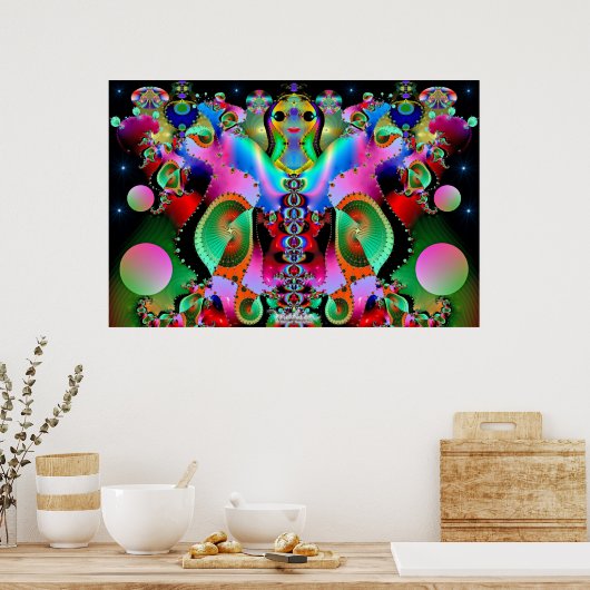 Farbengottheit Poster (Küche)