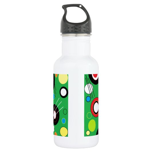 Farbengrün Edelstahlflasche (Rückseite)