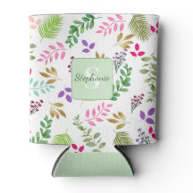 Farbengrün Monogramm Cooler