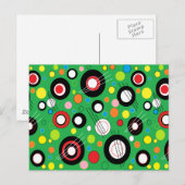 Farbengrün Postkarte (Vorne/Hinten)