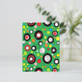 Farbengrün Postkarte (Stehend Vorderseite)