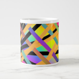 Farbeninterwoven Jumbo-Tasse