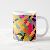 Farbeninterwoven Jumbo-Tasse (Rechts)