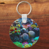 Farbenkoralle Schlüsselanhänger (Rückseite)