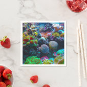 Farbenkoralle Serviette (Beispiel)