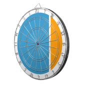 Farbenkörkel Dartscheibe (Vorderseite rechts)