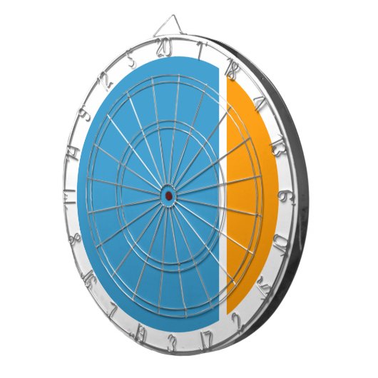 Farbenkörkel Dartscheibe (Vorderseite rechts)