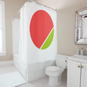 Farbenkörkel Duschvorhang (Beispiel)